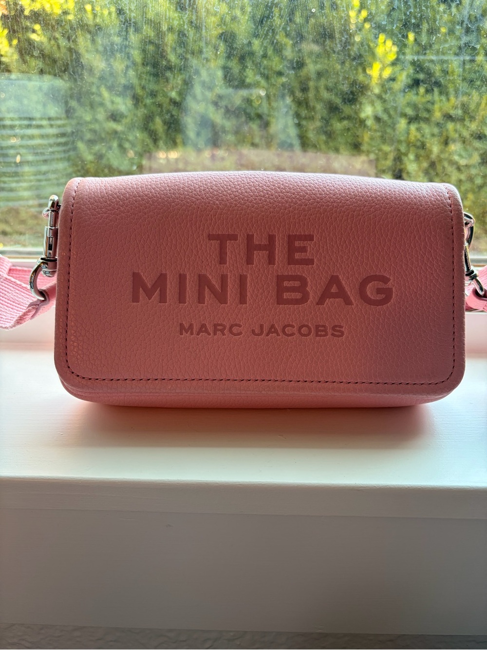 Marc Jacobs The Leather Mini Bag Ribbon Pink Crossbody